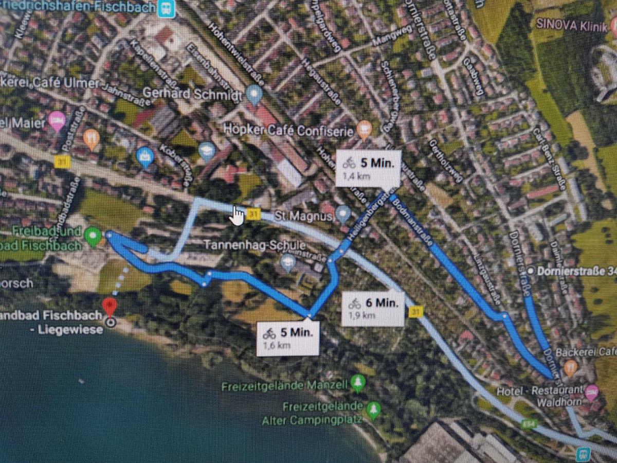 Seeblick Ferienwohnung Bodensee Friedrichshafen Eksteriør bilde